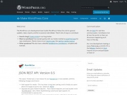 http://make.wordpress.org/core/2013/09/12/json-rest-api-version-0-5/